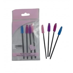 SET X 4 CEPILLOS PARA CEJAS EN BOLSA