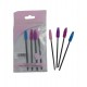 SET X 4 CEPILLOS PARA CEJAS EN BOLSA