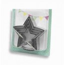 MOLDE CORTANTE ACERO ESTRELLAS X 5U 