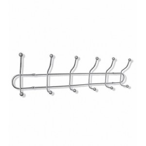 CUELGA UTENSILLOS METAL CROMADO X6 GANCHOS