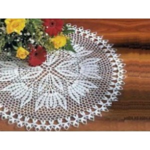 CARPETA DE MESA REDONDA HILO 60 CM