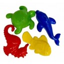 SET DE MOLDES ARENEROS X 4U EN RED