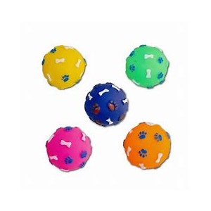 PELOTA PARA MASCOTAS CON CHIFLE