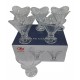  COMPOTERA X 6U FLOR VIDRIO EN CAJA