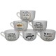 TAZON CERAMICA AMOR FRASES DORADAS