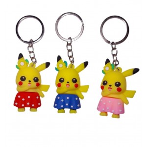 LLAVERO GOMA PIKACHU