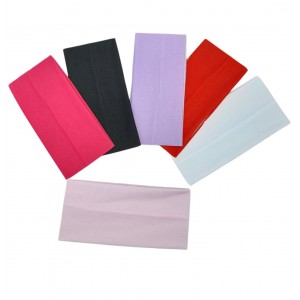 VINCHA LYCRA ANCHA COLOR