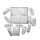 COLITAS TOALLAS X12 GRANDES BLANCAS