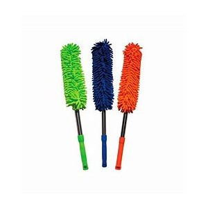 PLUMERO FIBRA  MANGO METAL