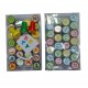 SELLITOS LETRAS ABECEDARIO X 26U EN CAJA