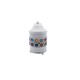  PORTAVELA METAL BLANCO CON GEMA S 13 CM YW-3743