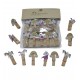  BROCHES MADERA CON APLIQUE UNICORNIO