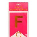 BANDERIN FELIZ CUMPLEA&Ntilde;OS FUCSIA