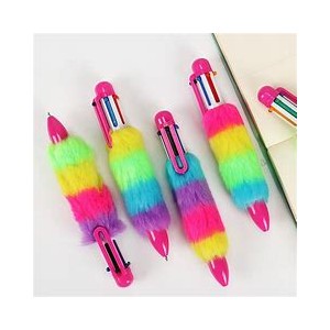 LAPICERA 10 COLORES PELUCHE MULTICOLOR