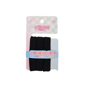 COLITAS TOALLAS NEGRAS X 3 EN BLISTER1642-1