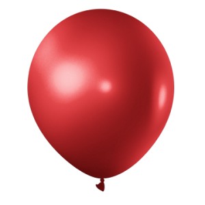 GLOBO PERLADO 12"(30cm) ROJOS X 25U