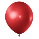 GLOBO PERLADO 12"(30cm) ROJOS X 25U