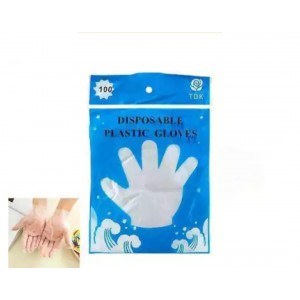 GUANTES DESCARTABLES X 50U PLASTICOS