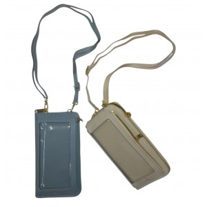 BILLETERA BANDOLERA PORTA CELULAR DOBLE CIERRE
