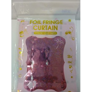 CORTINA BRICK WALL LASER 1X2 MTS ROSA