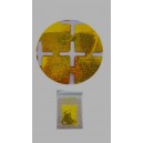 CORTINA BRICK WALL LASER 1X2 CM DORADA