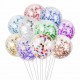 GLOBO LATEX CRISTAL 12" X 50U CON CONFETTI