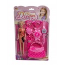SET INFANTIL MU&Ntilde;ECA + ACCESORIOS E/B 26X40 CM