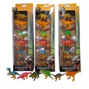 DINOSAURIOS 9 CM X 6U EN CAJA VISORA