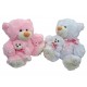 OSO CON CRIA 35 CM EN CAJA PVC TRANSP.