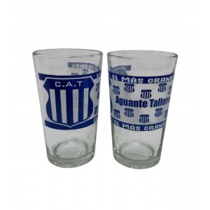 VASO DE VIDRIO NILDA TALLERES DE CORDOBA