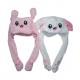 GORRO INFANTIL PELUCHE LEVANTA OREJAS