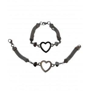 PULSERA ACERO  CORAZON