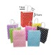 BOLSA DE REGALO 15X21 A LUNARES MANIJA TORZADA