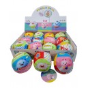 PELOTA SOFT CON CASCABEL 12 CM LAVABLE