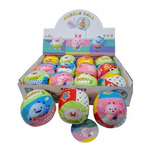 PELOTA SOFT CON CASCABEL 12 CM LAVABLE