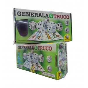 JUEGO GENERALA + TRUCO EN CAJA TERMOSELLADA