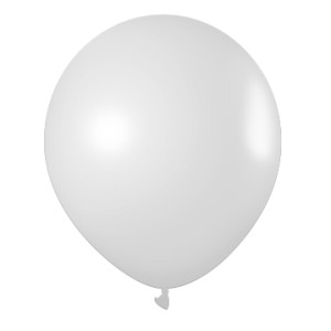 GLOBO 12" LATEX X25U BLANCO PASTEL 