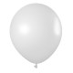 GLOBO 12" LATEX X25U BLANCO PASTEL 