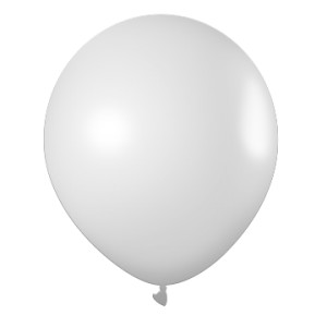 GLOBO 12" LATEX X 25 BLANCO PERLADO
