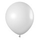 GLOBO 12" LATEX X 25 BLANCO PERLADO