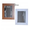  ESPEJO 25X35 MARCO MADERA 7 CM