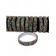 PULSERA ELASTIZADA 3 TIRAS STRASS COLOR