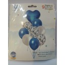 SET DE GLOBOS X9 AZUL