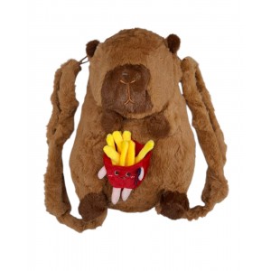 MOCHILA PELUCHE CAPIBARA 32 CM-OFERTA-