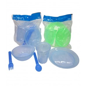 SET INFANTIL 5 PZAS -CON BOWLS Y VASO