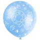 GLOBOS 12" X 8U CHUPETE CELESTE