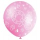 GLOBOS 12" X 8U CHUPETE ROSA