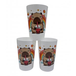 VASO INFANTIL 400CC PLAWTICO CAPIBARA 451701