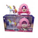 CABALLO CON CARROZA EN CAJA 30 CM