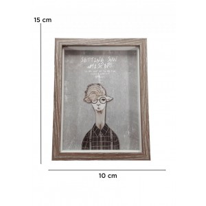 PORTARRETRATO MADERA 10X15 CON PROFUNDIDAD